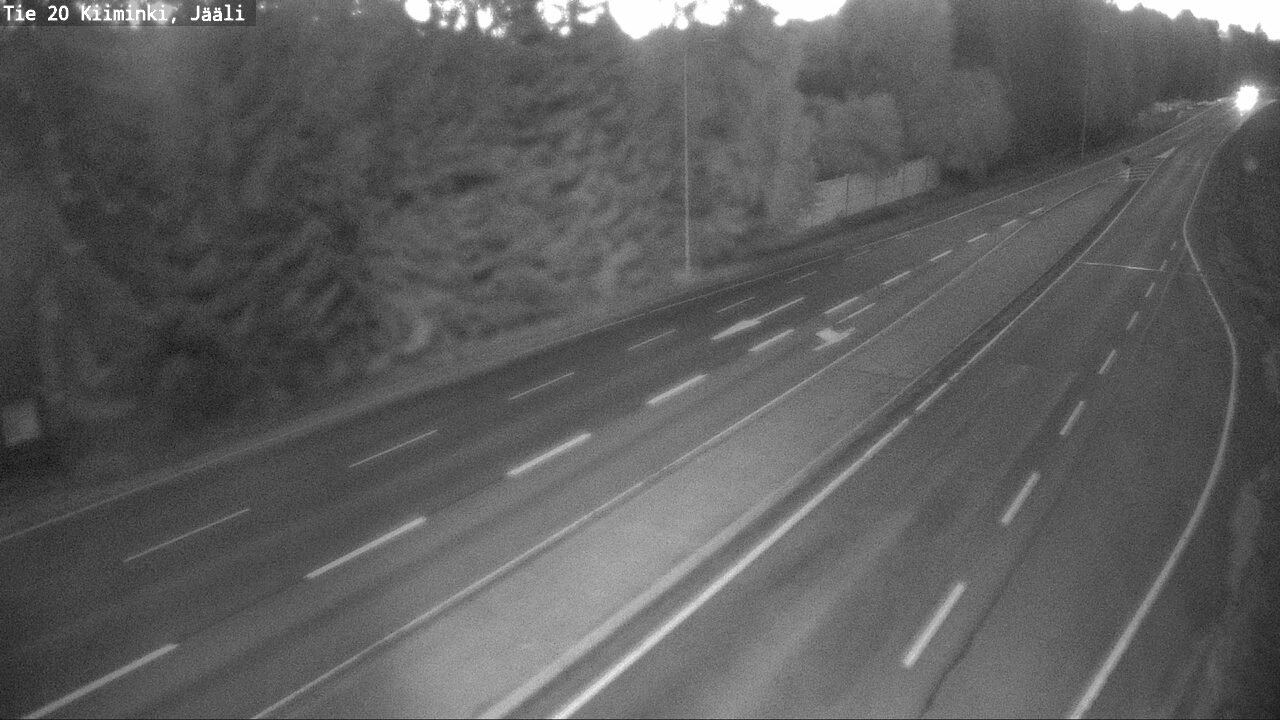 Weather Camera Image Väg 20 Uleåborg Kiiminki, Jääli, Oulu, Pohjois-Pohjanmaa