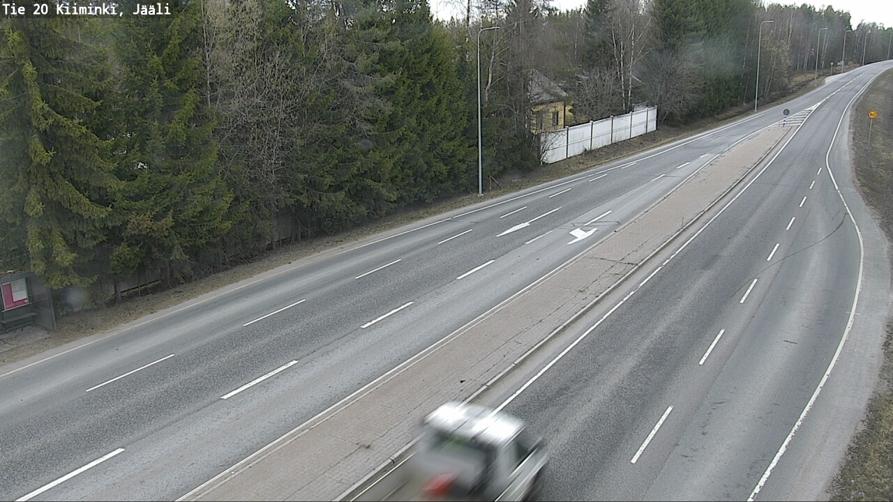 Weather Camera Image Road 20 Oulu Kiiminki, Jääli, Oulu, Pohjois-Pohjanmaa
