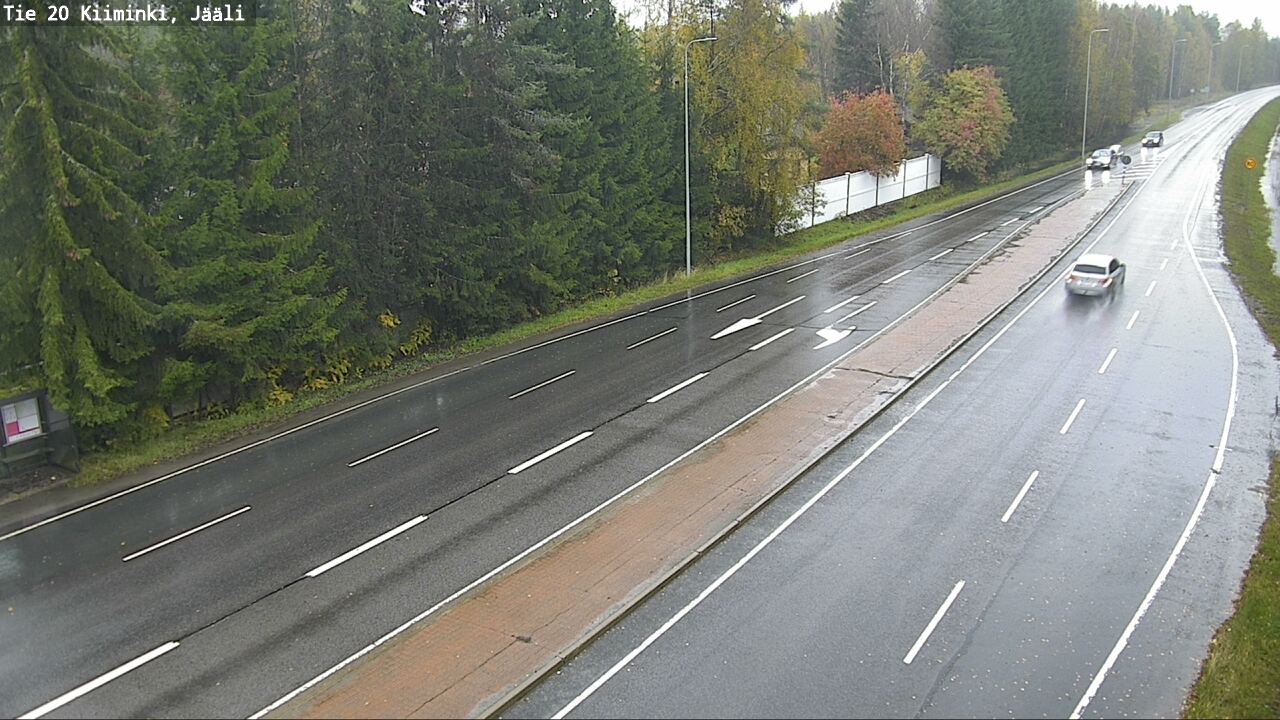 Weather Camera Image Road 20 Oulu Kiiminki, Jääli, Oulu, Pohjois-Pohjanmaa