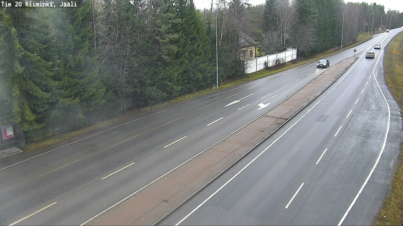 Weather Camera Image Road 20 Oulu Kiiminki, Jääli, Oulu, Pohjois-Pohjanmaa