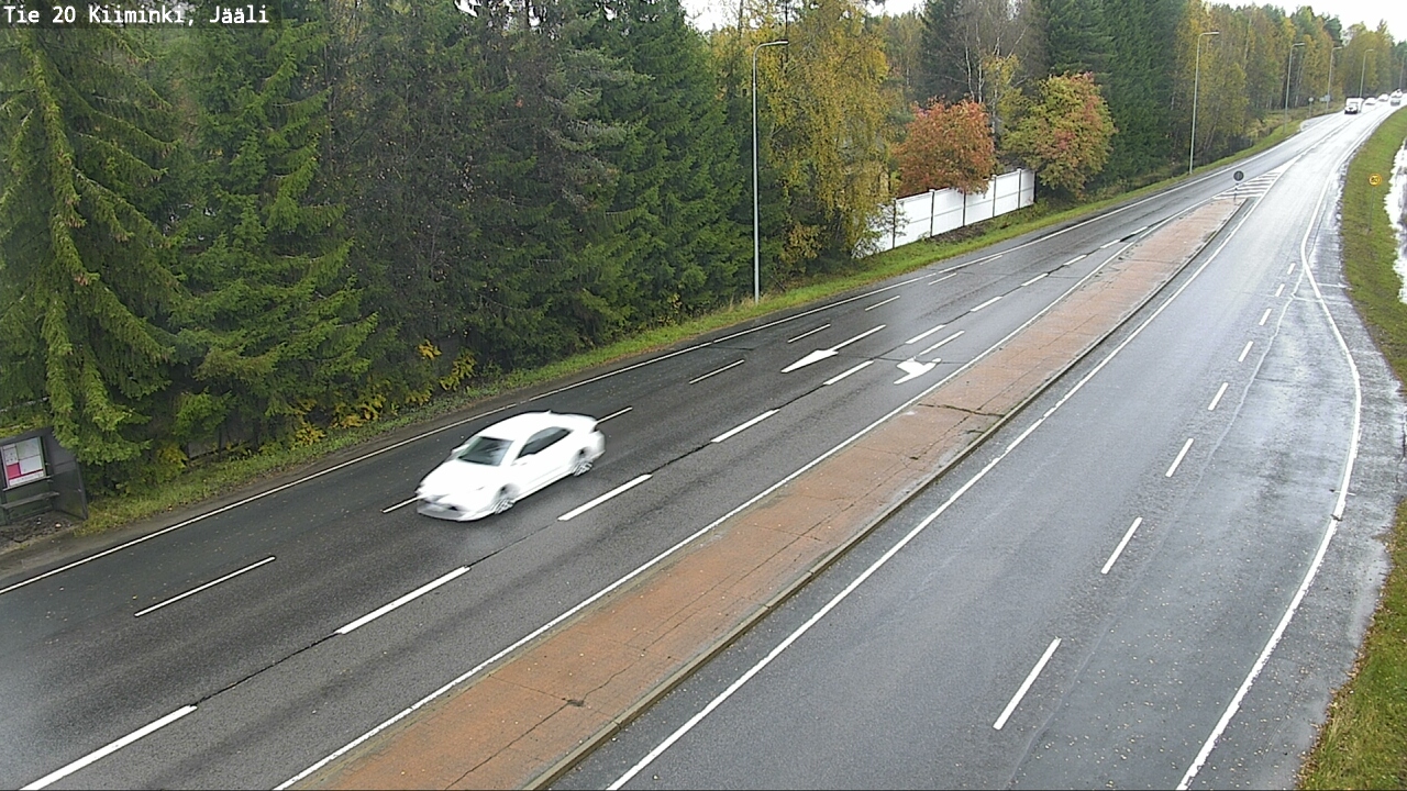 Weather Camera Image Road 20 Oulu Kiiminki, Jääli, Oulu, Pohjois-Pohjanmaa