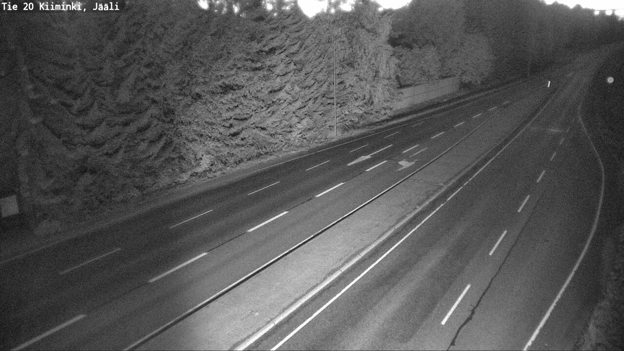 Weather Camera Image Väg 20 Uleåborg Kiiminki, Jääli, Oulu, Pohjois-Pohjanmaa