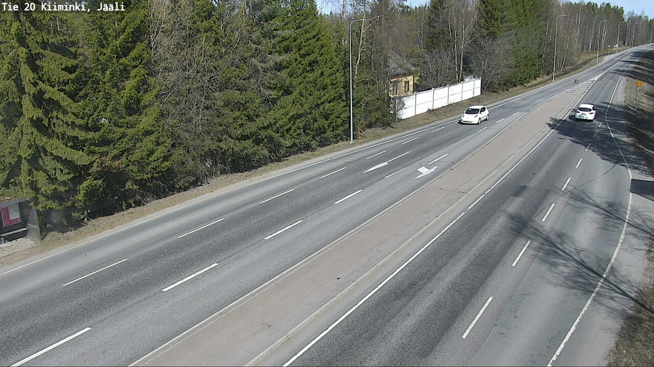 Weather Camera Image Road 20 Oulu Kiiminki, Jääli, Oulu, Pohjois-Pohjanmaa