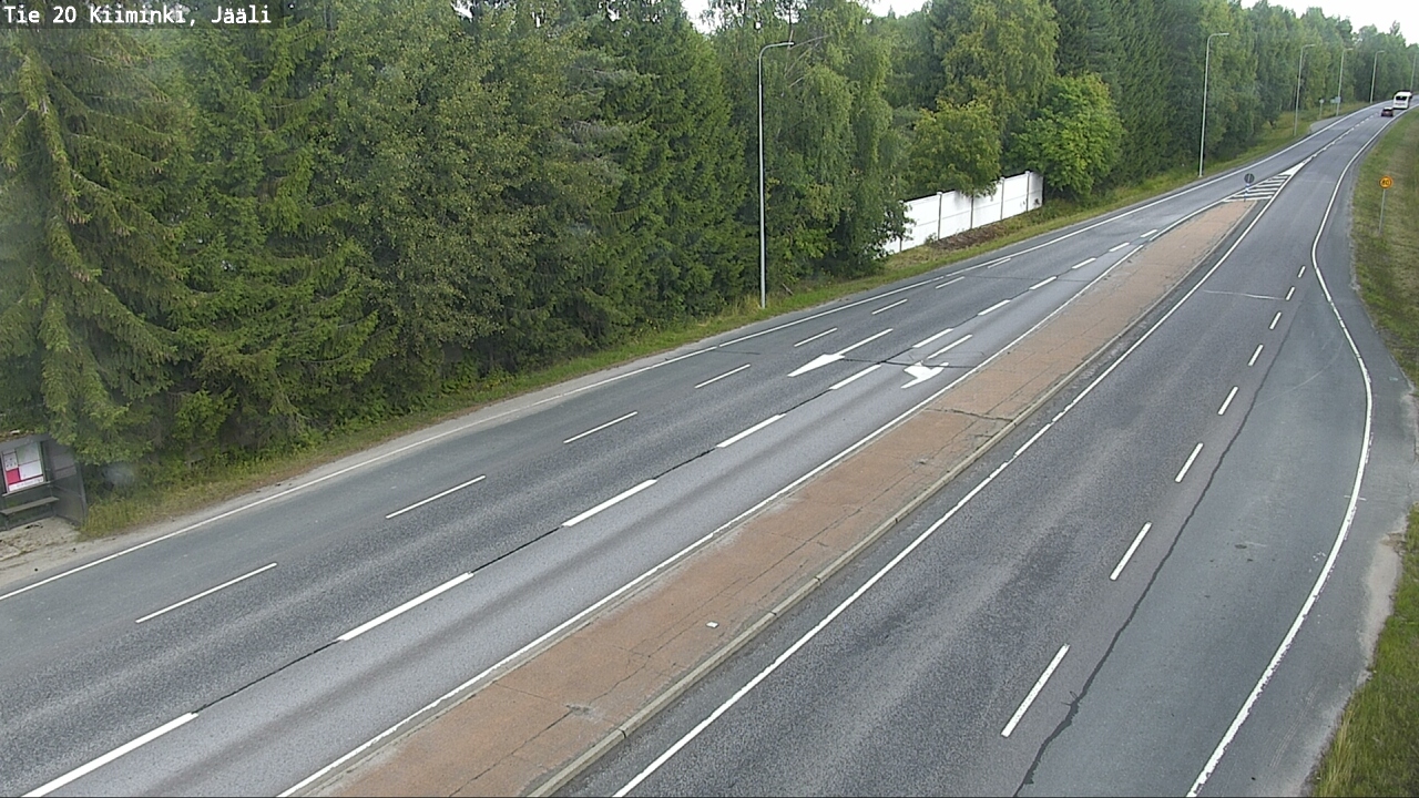 Weather Camera Image Road 20 Oulu Kiiminki, Jääli, Oulu, Pohjois-Pohjanmaa