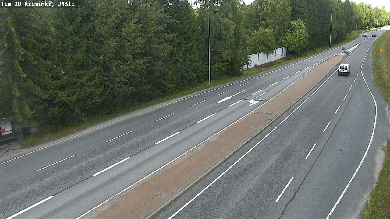 Weather Camera Image Väg 20 Uleåborg Kiiminki, Jääli, Oulu, Pohjois-Pohjanmaa