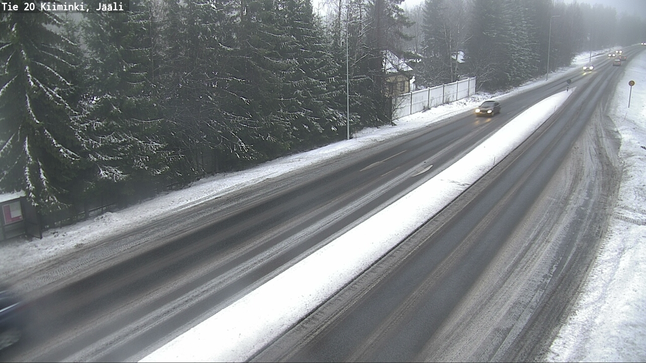 Weather Camera Image Väg 20 Uleåborg Kiiminki, Jääli, Oulu, Pohjois-Pohjanmaa
