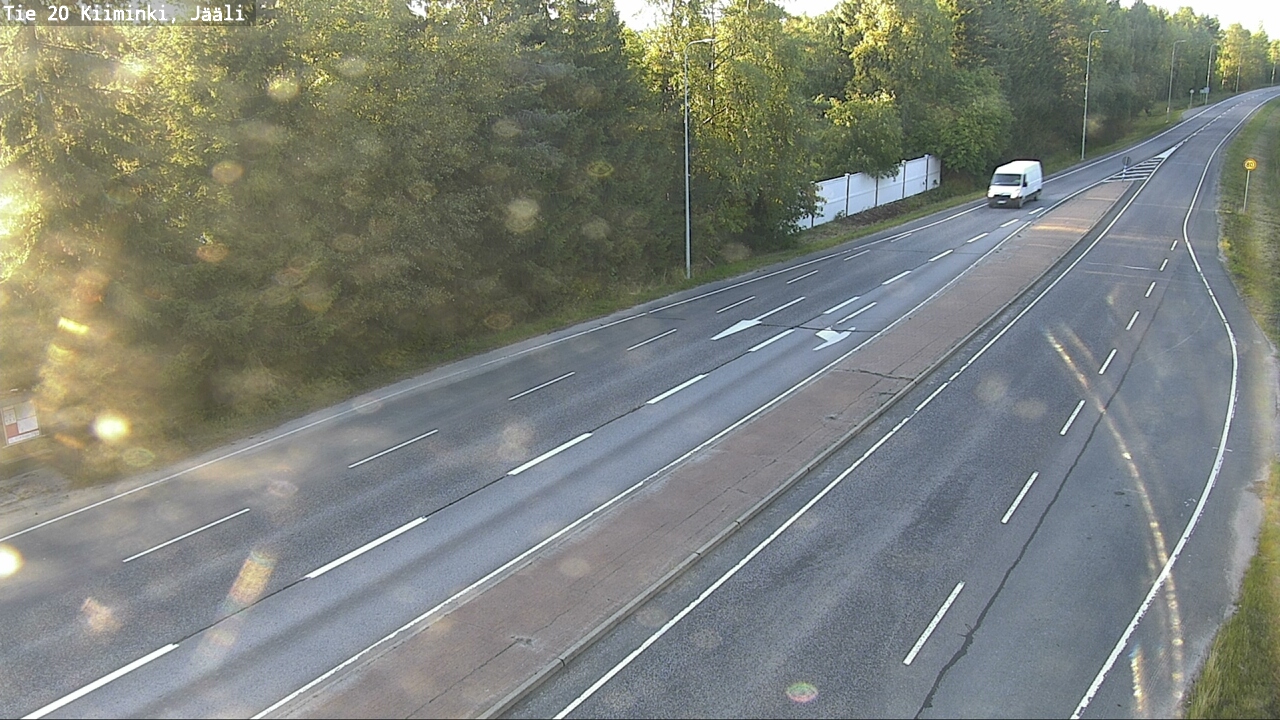 Weather Camera Image Väg 20 Uleåborg Kiiminki, Jääli, Oulu, Pohjois-Pohjanmaa