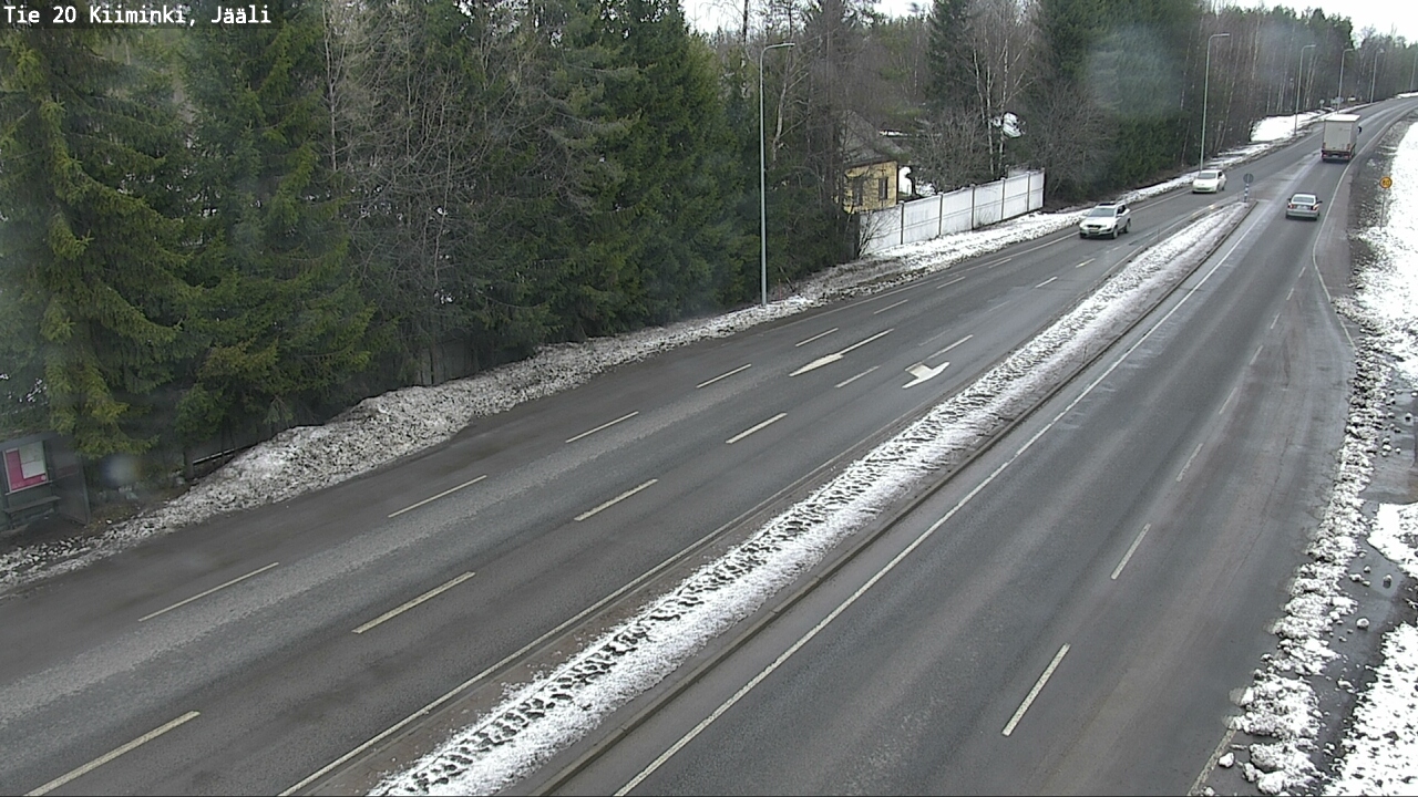 Weather Camera Image Väg 20 Uleåborg Kiiminki, Jääli, Oulu, Pohjois-Pohjanmaa