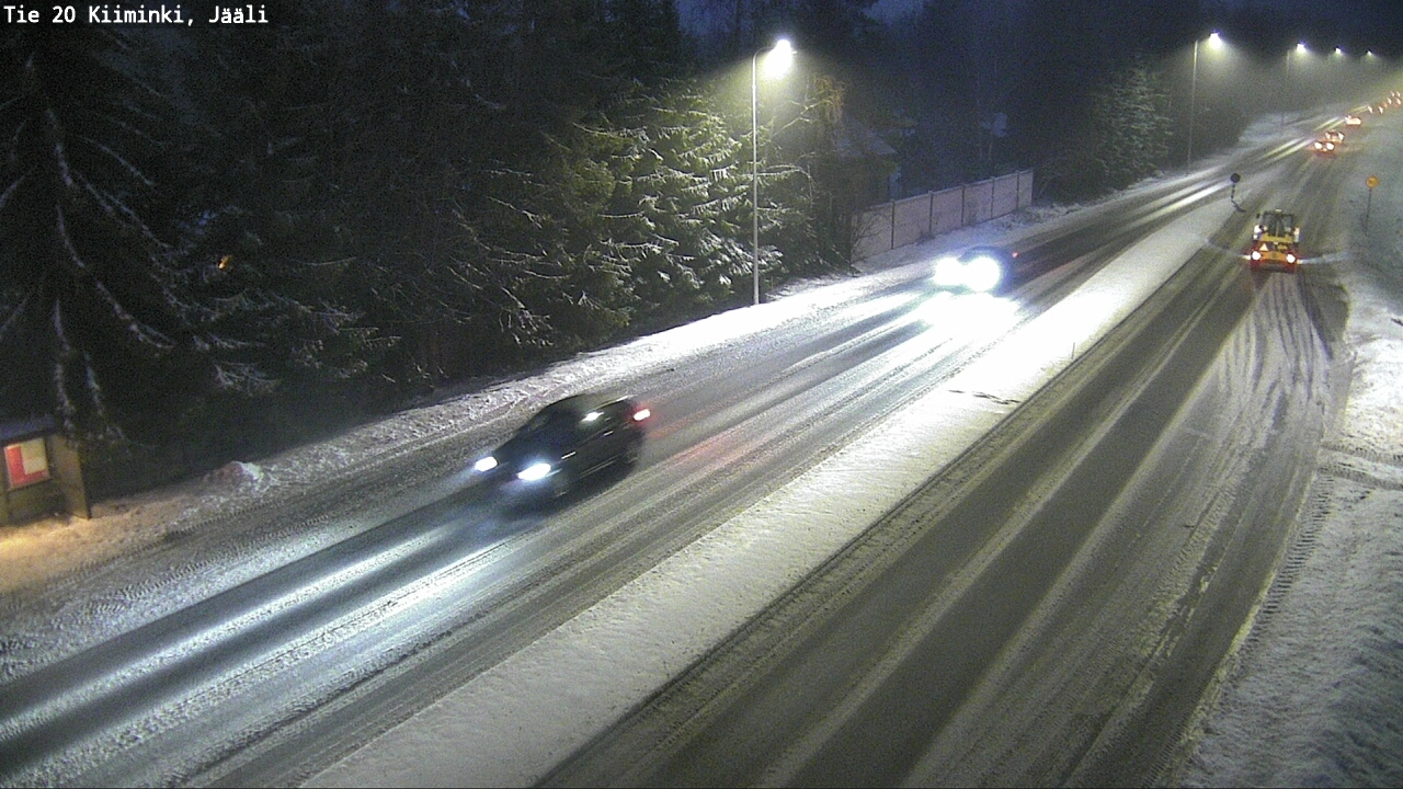 Weather Camera Image Road 20 Oulu Kiiminki, Jääli, Oulu, Pohjois-Pohjanmaa