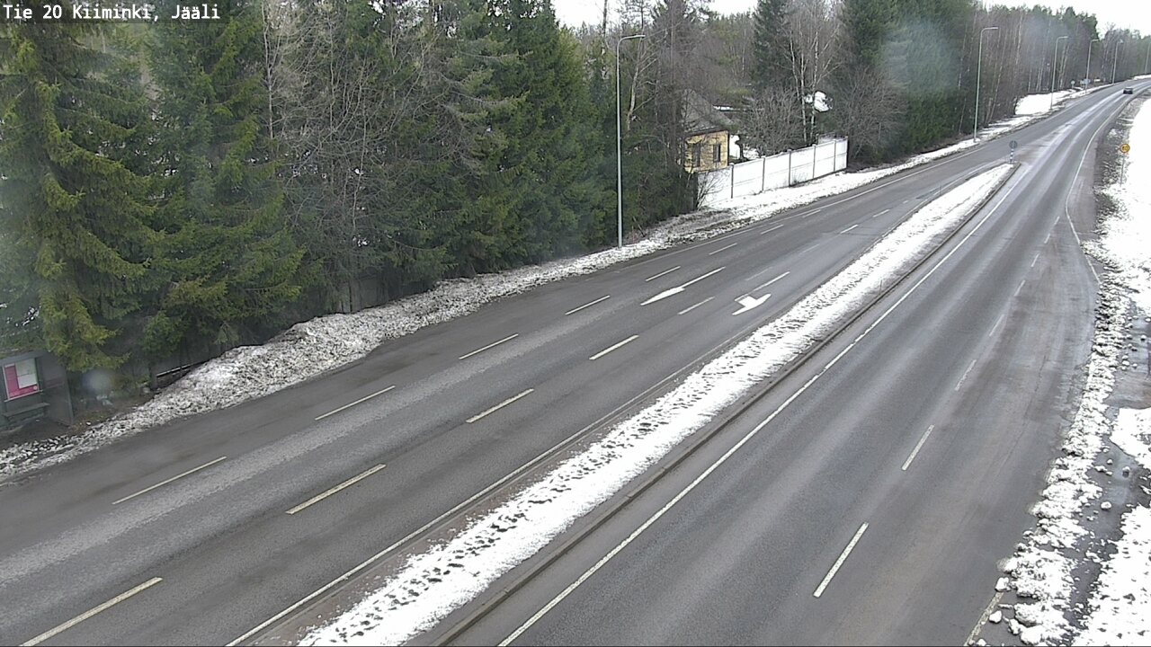 Weather Camera Image Väg 20 Uleåborg Kiiminki, Jääli, Oulu, Pohjois-Pohjanmaa
