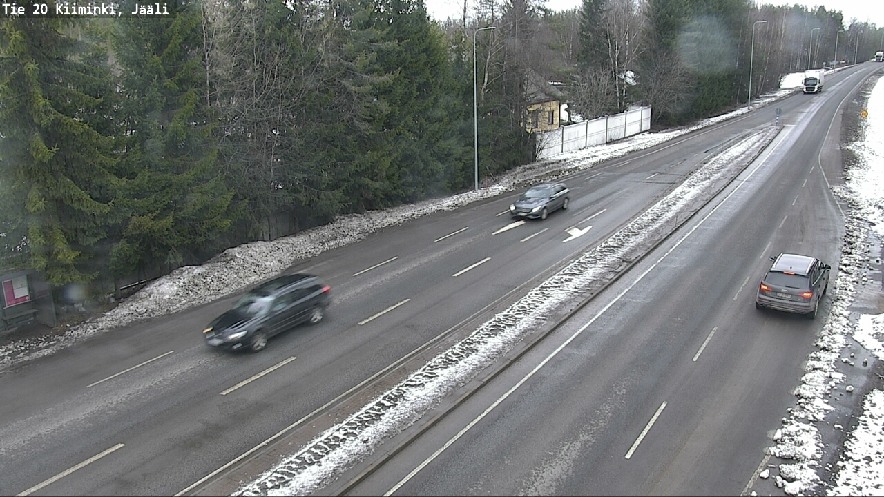Weather Camera Image Road 20 Oulu Kiiminki, Jääli, Oulu, Pohjois-Pohjanmaa
