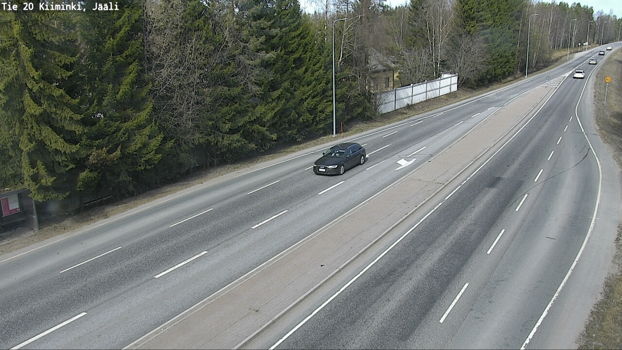 Weather Camera Image Road 20 Oulu Kiiminki, Jääli, Oulu, Pohjois-Pohjanmaa