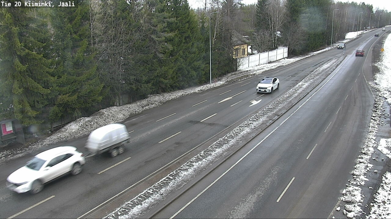 Weather Camera Image Road 20 Oulu Kiiminki, Jääli, Oulu, Pohjois-Pohjanmaa