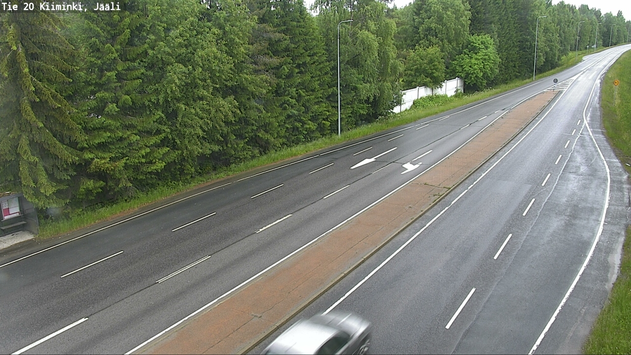 Weather Camera Image Road 20 Oulu Kiiminki, Jääli, Oulu, Pohjois-Pohjanmaa