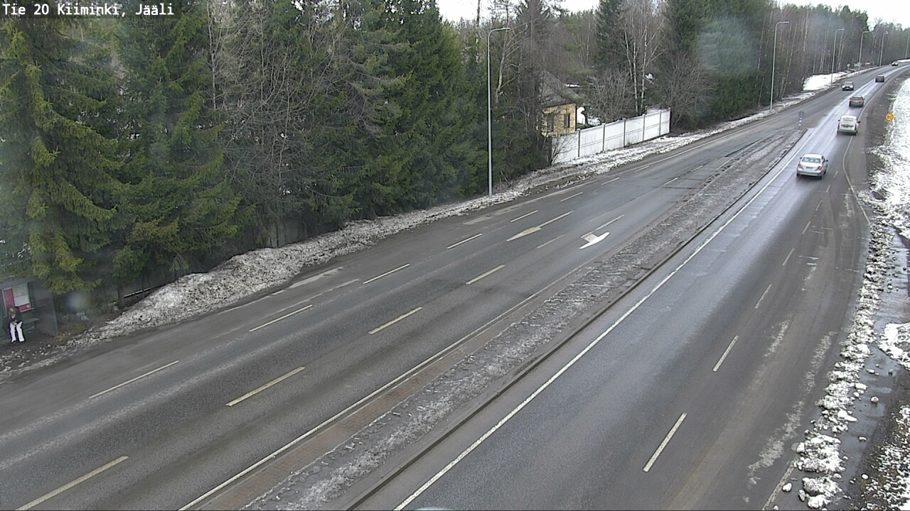 Weather Camera Image Road 20 Oulu Kiiminki, Jääli, Oulu, Pohjois-Pohjanmaa