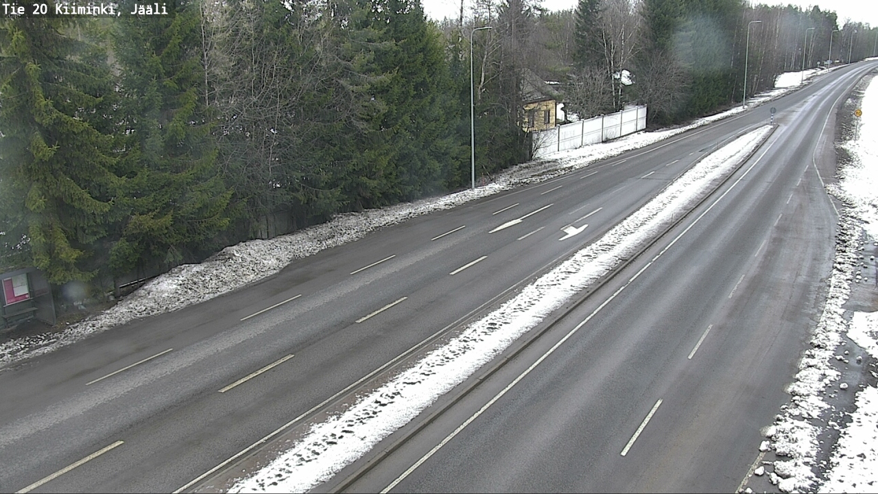 Weather Camera Image Väg 20 Uleåborg Kiiminki, Jääli, Oulu, Pohjois-Pohjanmaa
