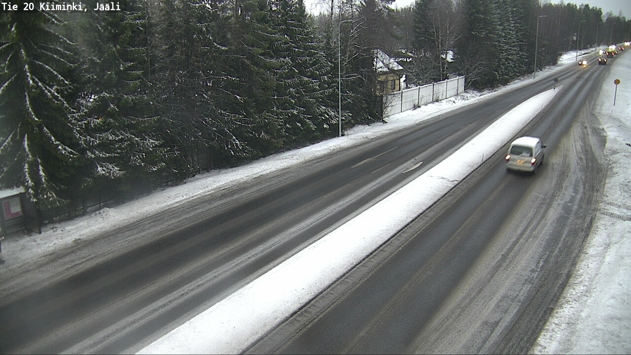 Weather Camera Image Väg 20 Uleåborg Kiiminki, Jääli, Oulu, Pohjois-Pohjanmaa