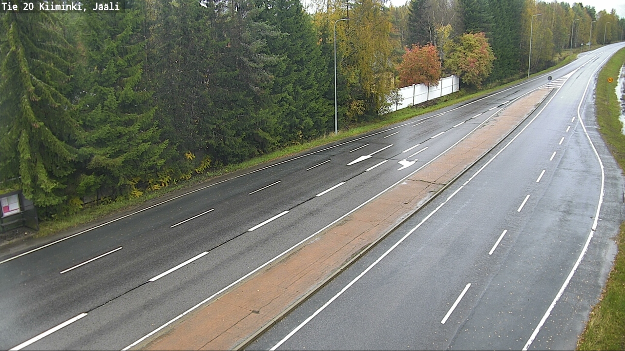Weather Camera Image Väg 20 Uleåborg Kiiminki, Jääli, Oulu, Pohjois-Pohjanmaa