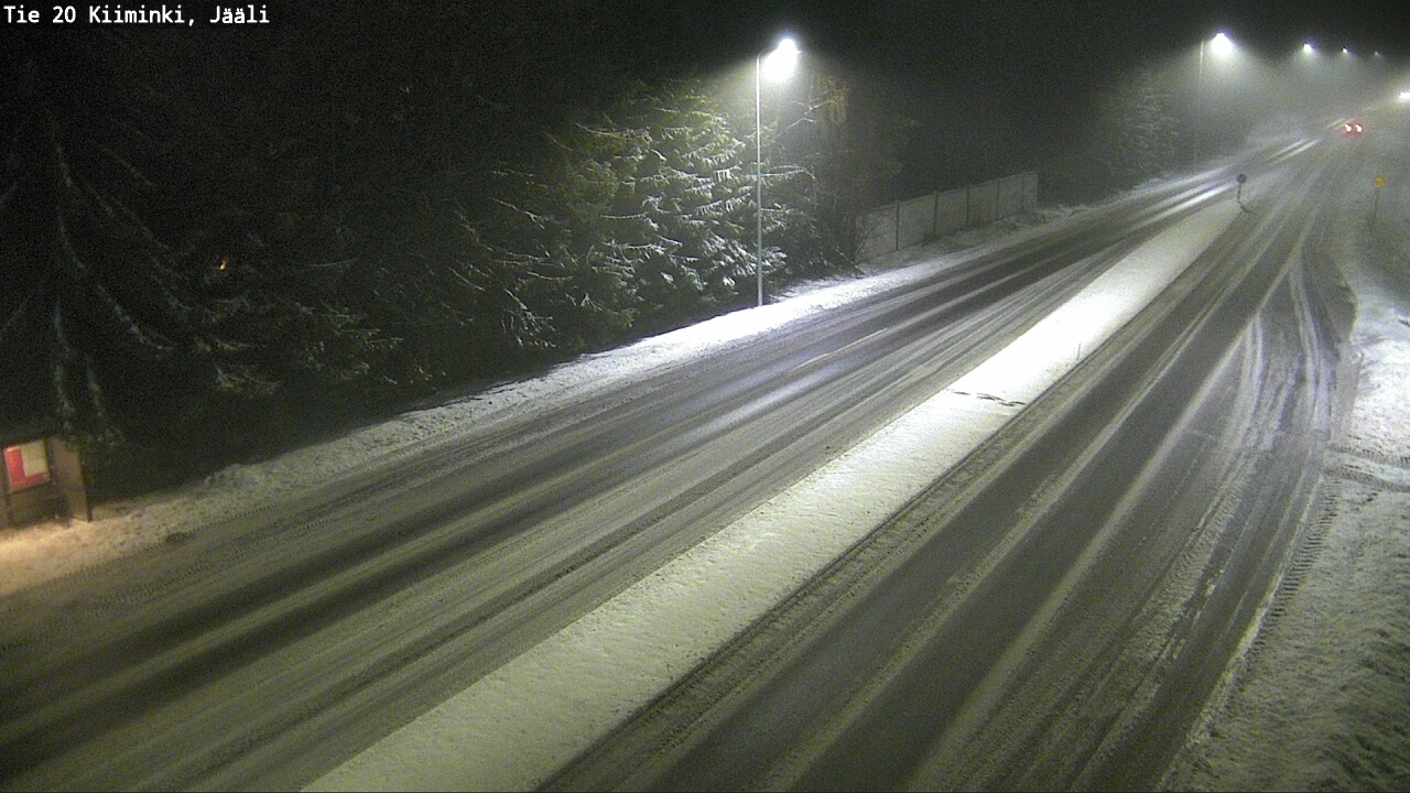 Weather Camera Image Road 20 Oulu Kiiminki, Jääli, Oulu, Pohjois-Pohjanmaa