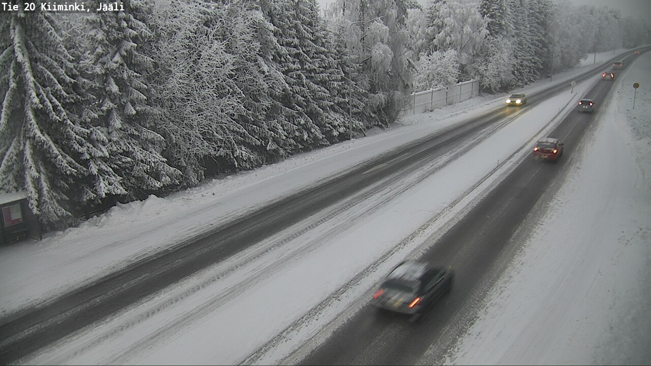 Weather Camera Image Väg 20 Uleåborg Kiiminki, Jääli, Oulu, Pohjois-Pohjanmaa