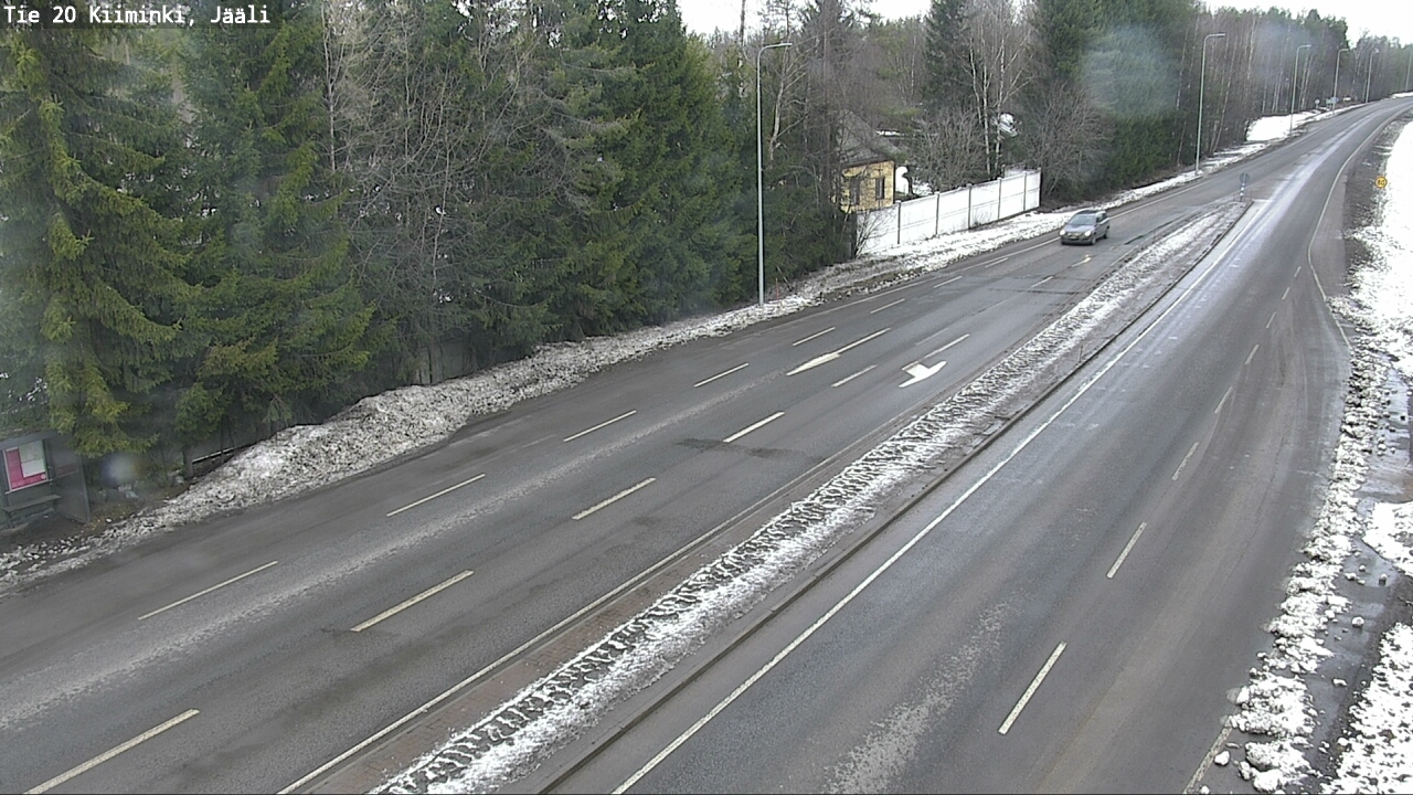 Weather Camera Image Road 20 Oulu Kiiminki, Jääli, Oulu, Pohjois-Pohjanmaa