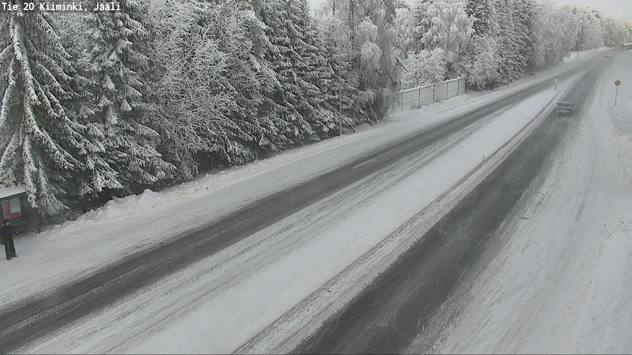 Weather Camera Image Väg 20 Uleåborg Kiiminki, Jääli, Oulu, Pohjois-Pohjanmaa