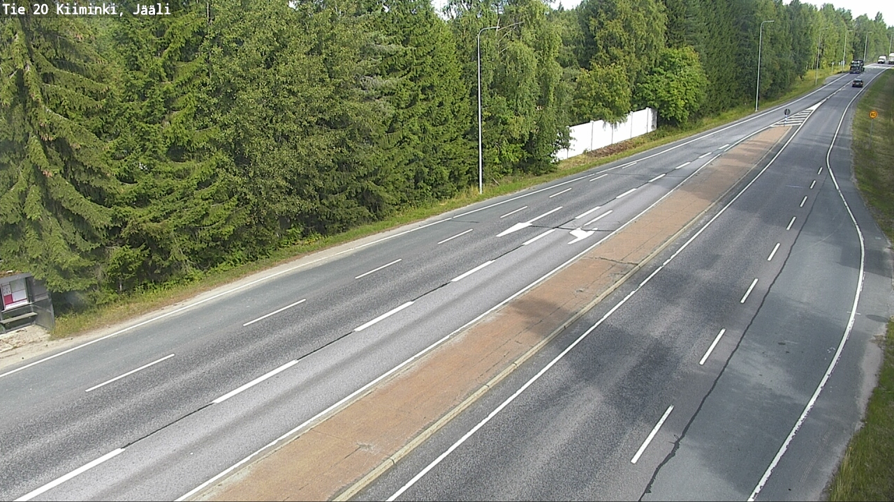 Weather Camera Image Road 20 Oulu Kiiminki, Jääli, Oulu, Pohjois-Pohjanmaa