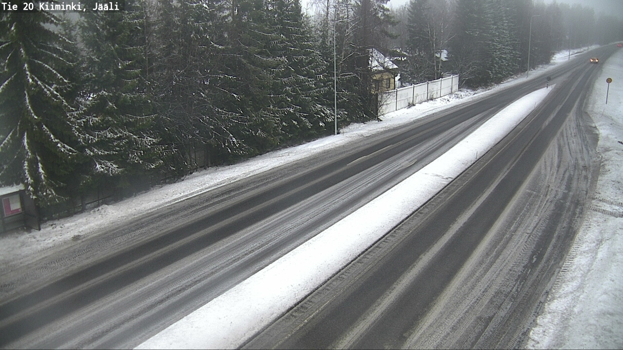Weather Camera Image Road 20 Oulu Kiiminki, Jääli, Oulu, Pohjois-Pohjanmaa