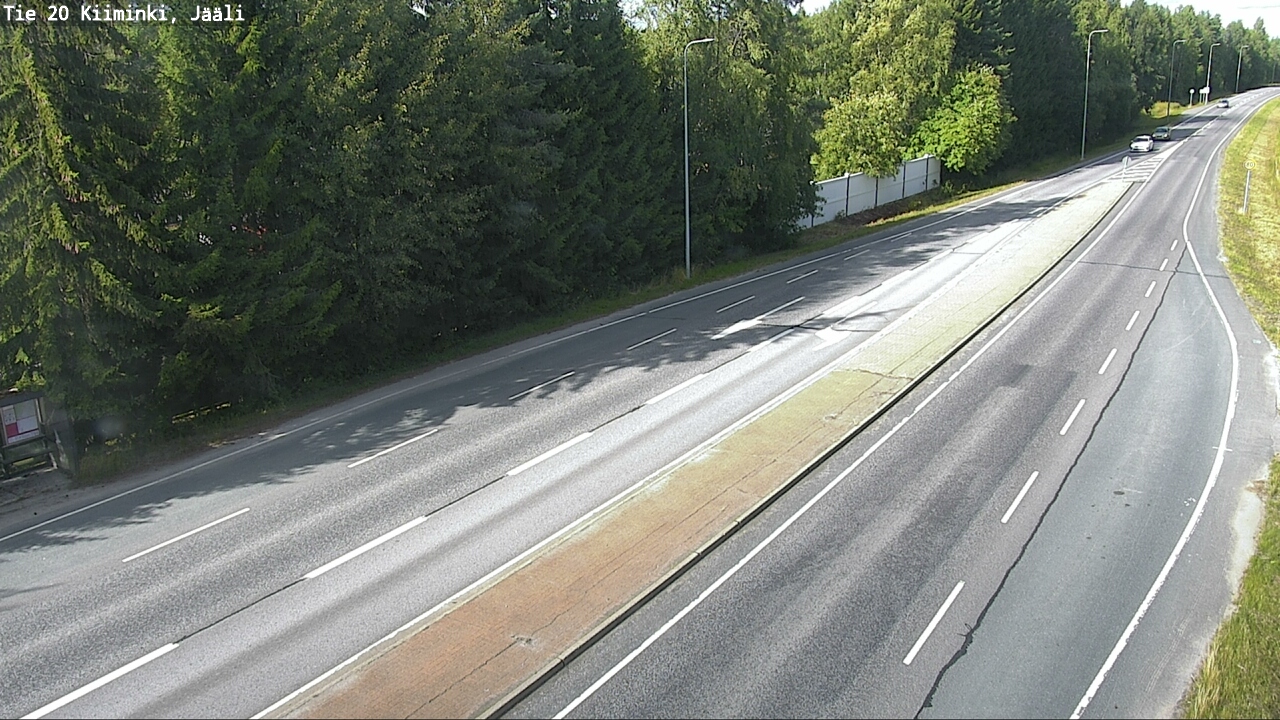 Weather Camera Image Väg 20 Uleåborg Kiiminki, Jääli, Oulu, Pohjois-Pohjanmaa