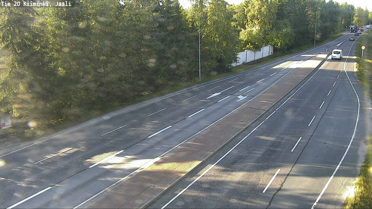 Weather Camera Image Väg 20 Uleåborg Kiiminki, Jääli, Oulu, Pohjois-Pohjanmaa