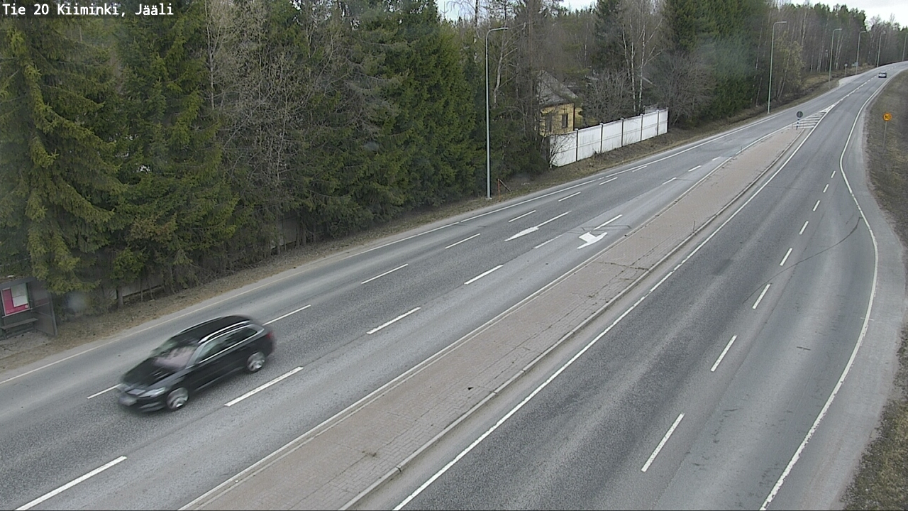 Weather Camera Image Road 20 Oulu Kiiminki, Jääli, Oulu, Pohjois-Pohjanmaa