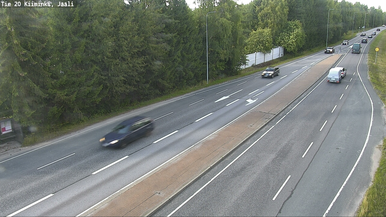 Weather Camera Image Väg 20 Uleåborg Kiiminki, Jääli, Oulu, Pohjois-Pohjanmaa