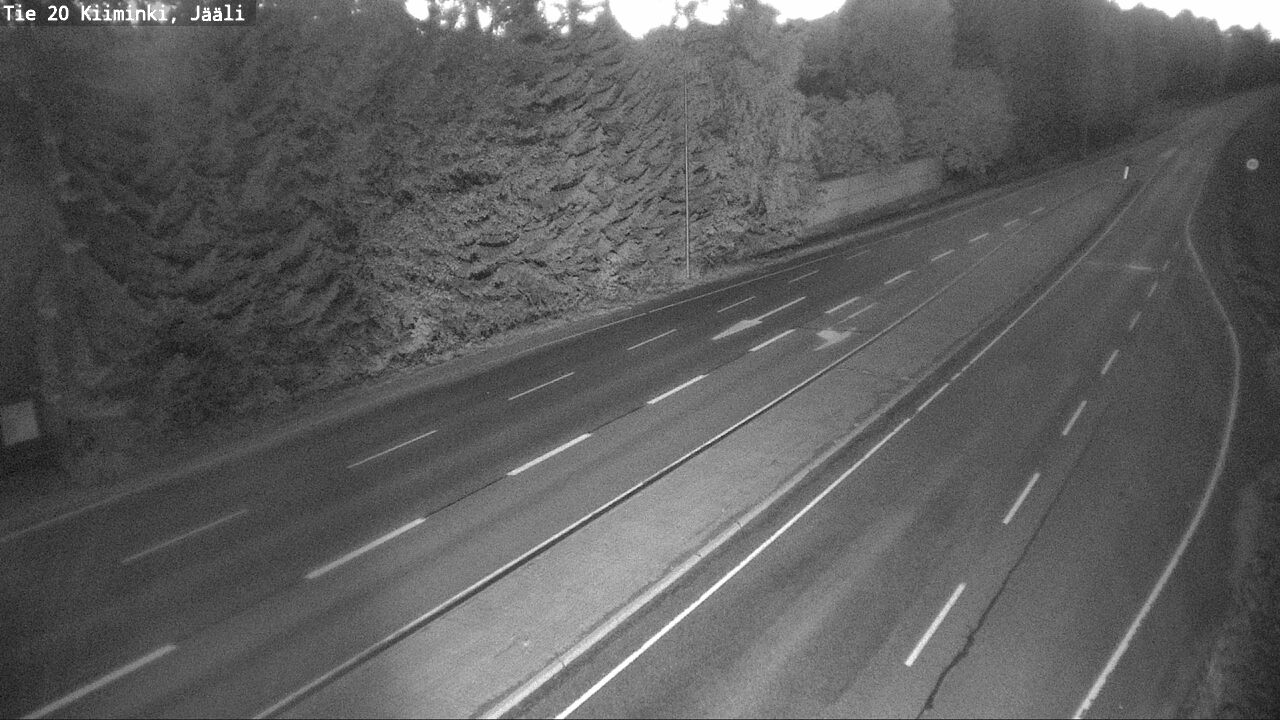 Weather Camera Image Väg 20 Uleåborg Kiiminki, Jääli, Oulu, Pohjois-Pohjanmaa