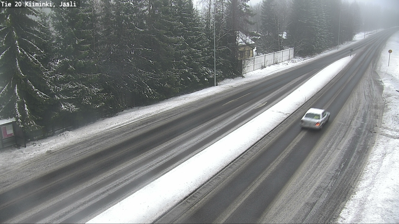 Weather Camera Image Road 20 Oulu Kiiminki, Jääli, Oulu, Pohjois-Pohjanmaa