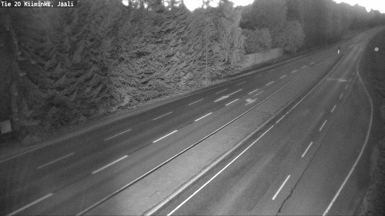 Weather Camera Image Väg 20 Uleåborg Kiiminki, Jääli, Oulu, Pohjois-Pohjanmaa