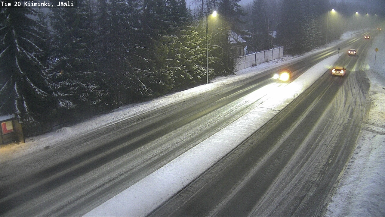 Weather Camera Image Road 20 Oulu Kiiminki, Jääli, Oulu, Pohjois-Pohjanmaa