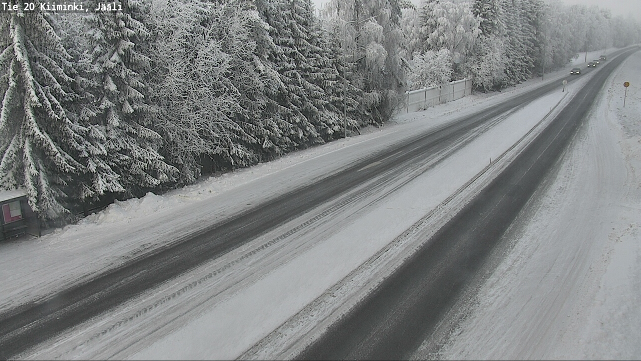 Weather Camera Image Väg 20 Uleåborg Kiiminki, Jääli, Oulu, Pohjois-Pohjanmaa