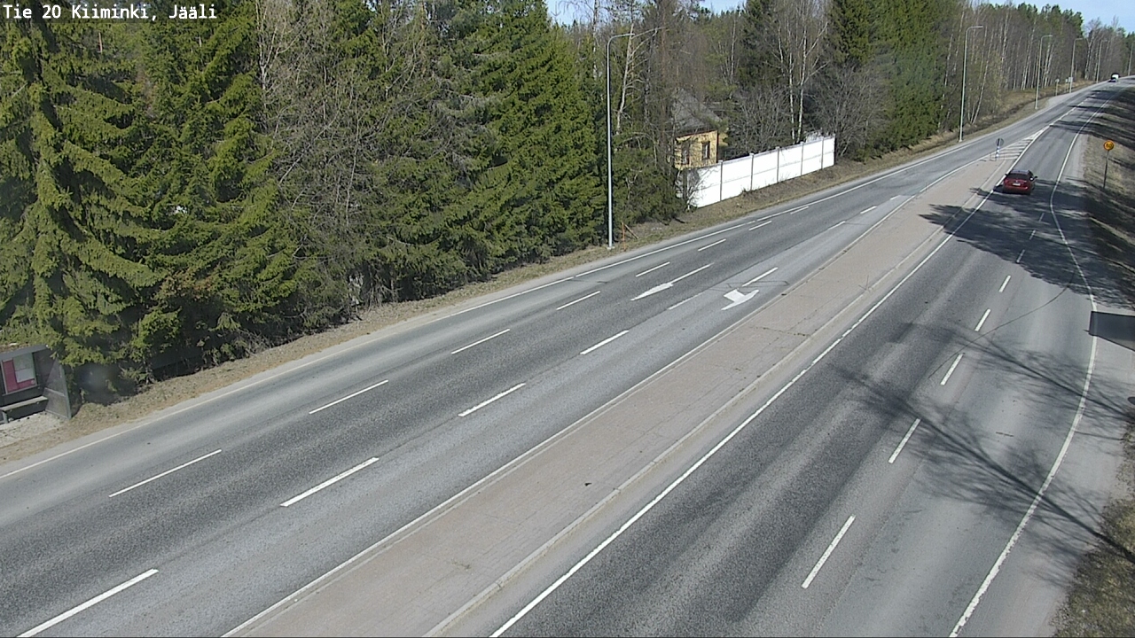 Weather Camera Image Road 20 Oulu Kiiminki, Jääli, Oulu, Pohjois-Pohjanmaa