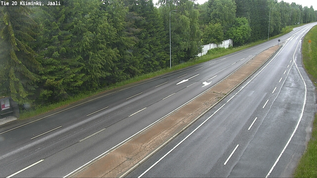 Weather Camera Image Road 20 Oulu Kiiminki, Jääli, Oulu, Pohjois-Pohjanmaa