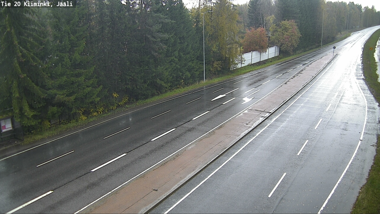 Weather Camera Image Väg 20 Uleåborg Kiiminki, Jääli, Oulu, Pohjois-Pohjanmaa