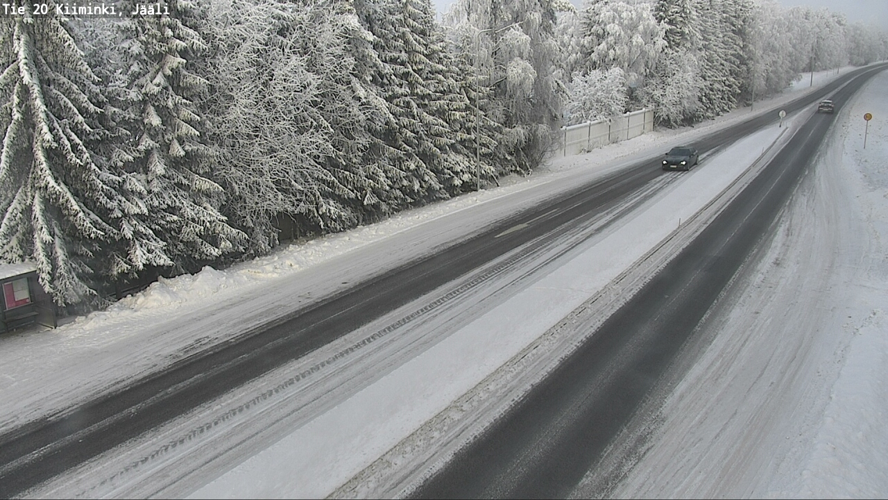 Weather Camera Image Väg 20 Uleåborg Kiiminki, Jääli, Oulu, Pohjois-Pohjanmaa
