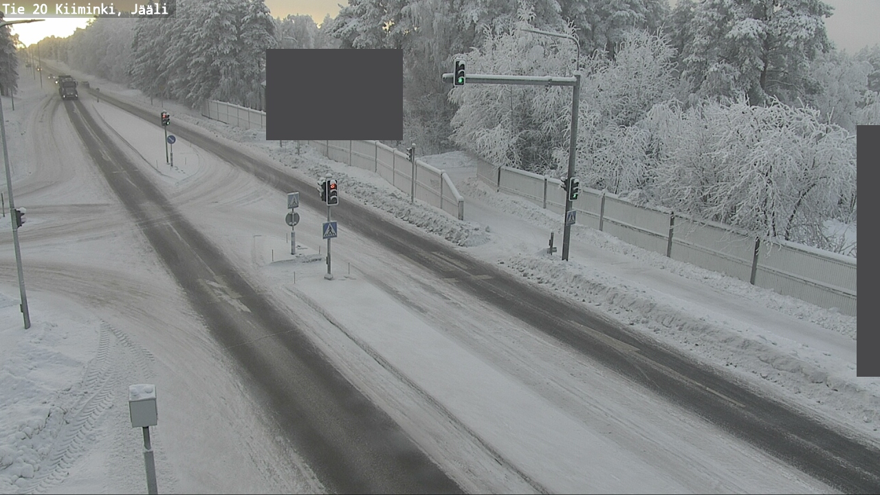 Weather Camera Image Väg 20 Uleåborg Kiiminki, Jääli, Oulu, Pohjois-Pohjanmaa