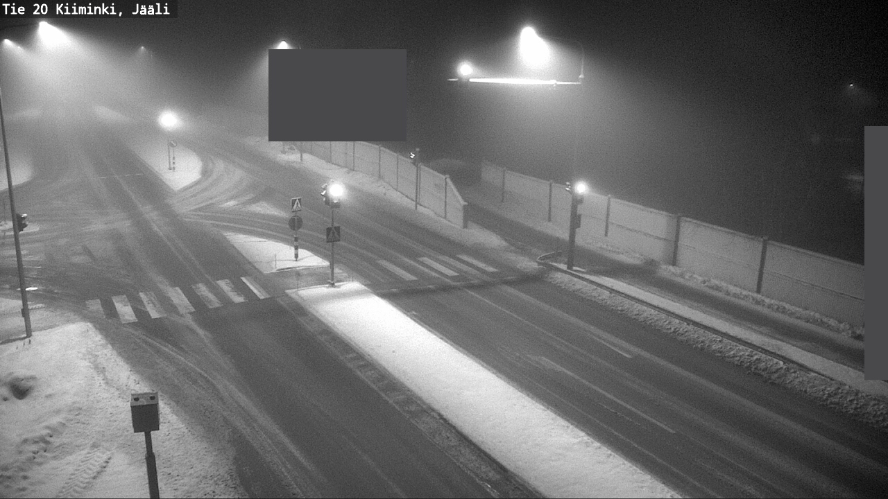Weather Camera Image Road 20 Oulu Kiiminki, Jääli, Oulu, Pohjois-Pohjanmaa