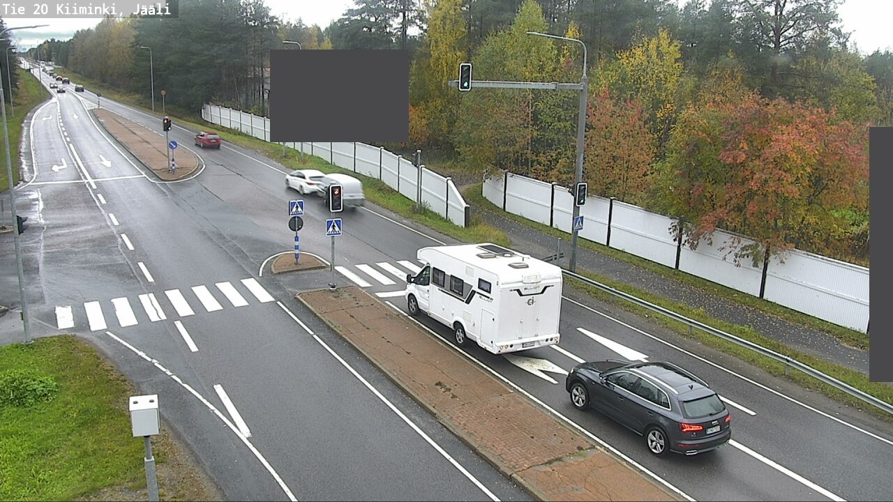 Weather Camera Image Väg 20 Uleåborg Kiiminki, Jääli, Oulu, Pohjois-Pohjanmaa