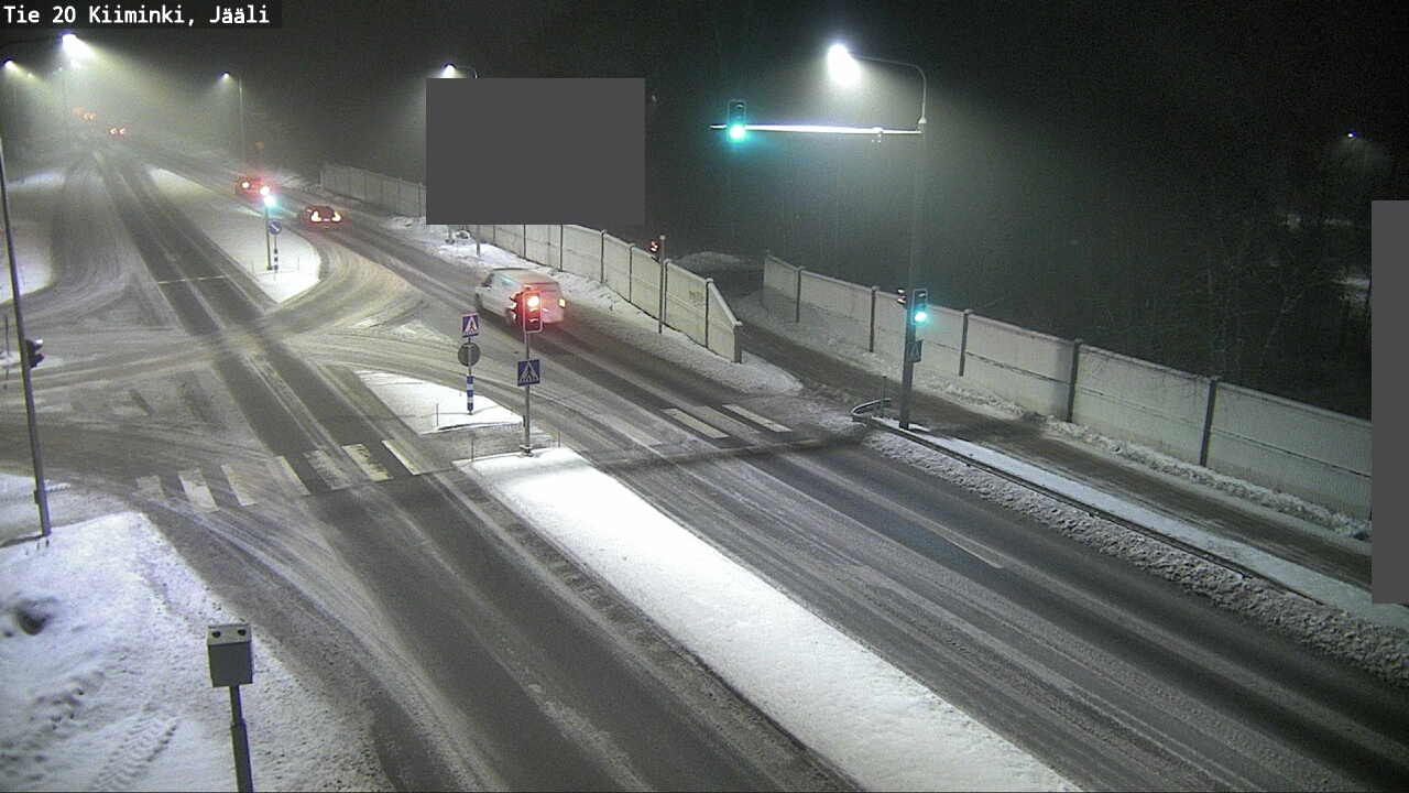 Weather Camera Image Road 20 Oulu Kiiminki, Jääli, Oulu, Pohjois-Pohjanmaa