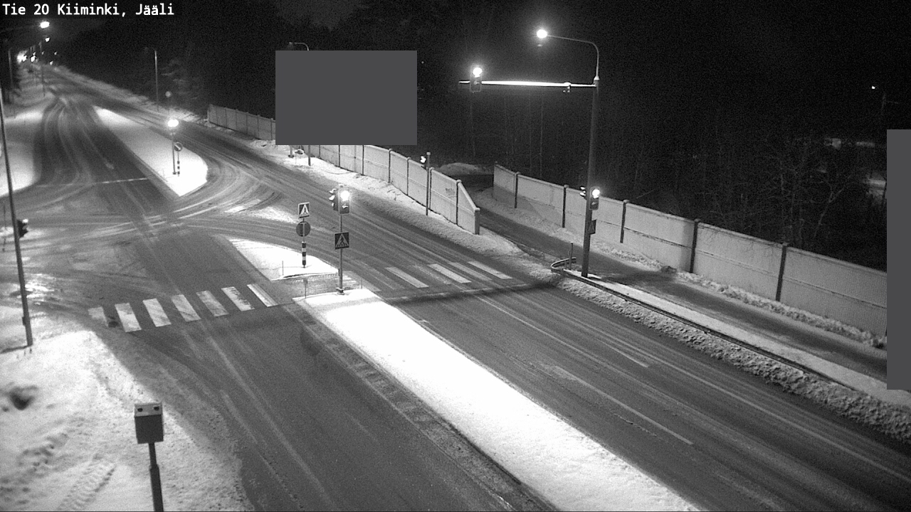 Weather Camera Image Road 20 Oulu Kiiminki, Jääli, Oulu, Pohjois-Pohjanmaa