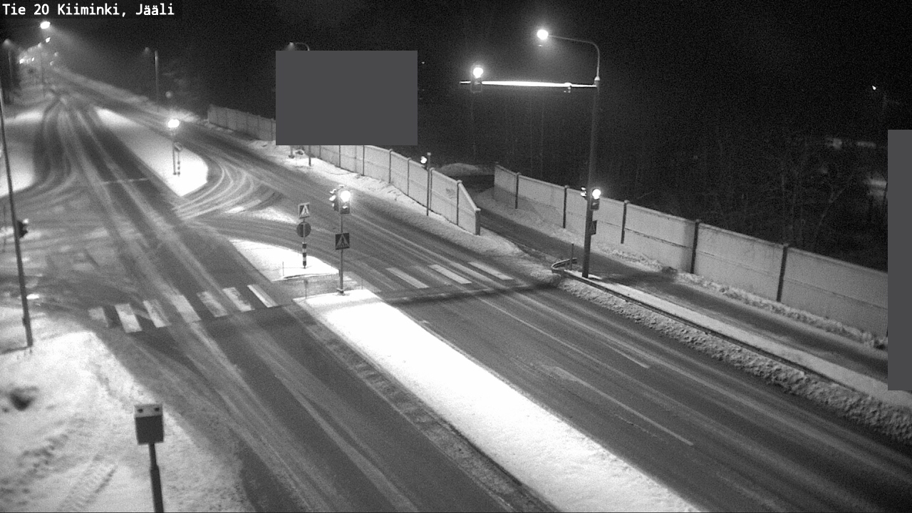 Weather Camera Image Road 20 Oulu Kiiminki, Jääli, Oulu, Pohjois-Pohjanmaa