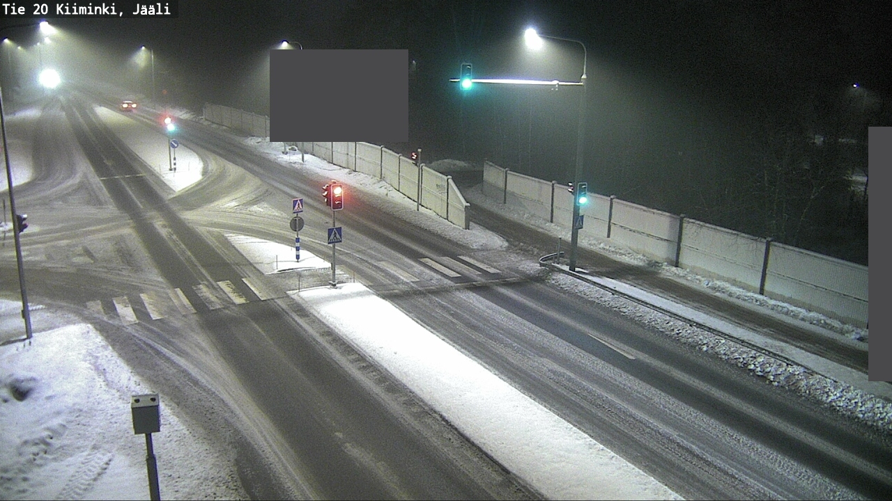 Weather Camera Image Road 20 Oulu Kiiminki, Jääli, Oulu, Pohjois-Pohjanmaa