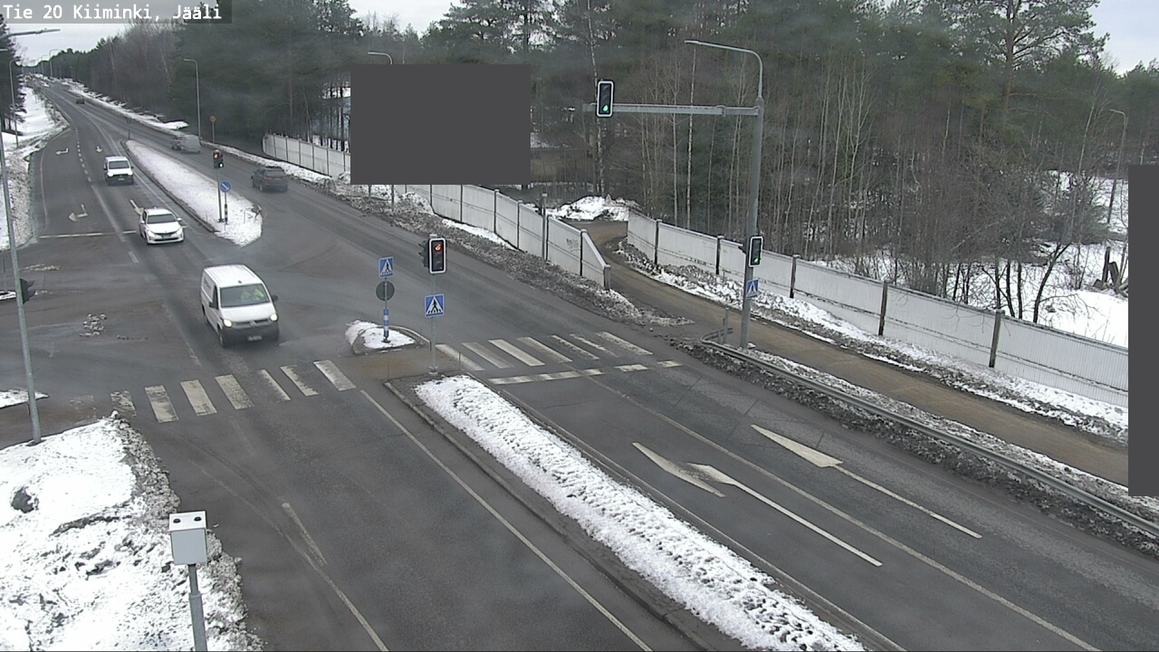 Weather Camera Image Väg 20 Uleåborg Kiiminki, Jääli, Oulu, Pohjois-Pohjanmaa