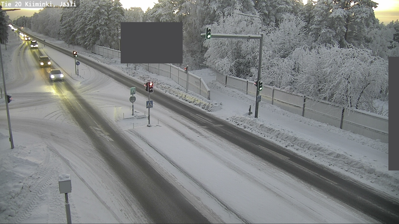 Weather Camera Image Väg 20 Uleåborg Kiiminki, Jääli, Oulu, Pohjois-Pohjanmaa